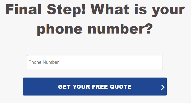 Fill out your phone number and you are good to go.